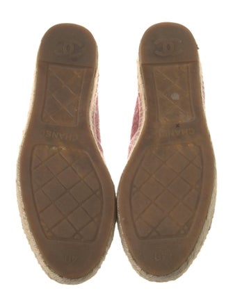 Chanel 2017 Interlocking CC Logo Espadrilles