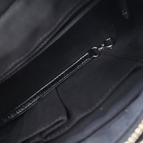 Chanel Interlocking CC Gabrielle Hobo Black Goatskin