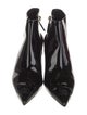 Chanel Interlocking CC Logo Patent Leather Boots