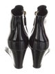 Chanel Interlocking CC Logo Patent Leather Boots