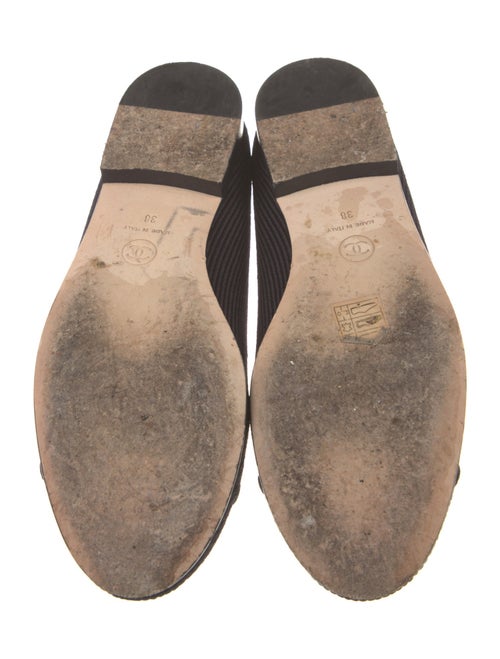 Chanel 2024 Interlocking CC Logo Ballet Flats