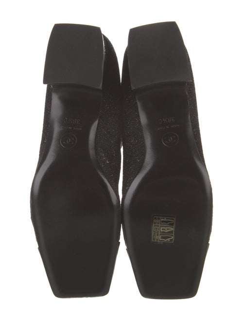 Chanel Interlocking CC Logo Glitter Boots