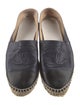 Chanel Interlocking CC Logo Lambskin Espadrilles