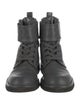 Chanel 2014 Interlocking CC Logo Combat Boots
