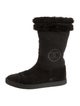 Chanel 2016 Interlocking CC Logo Snow Boots