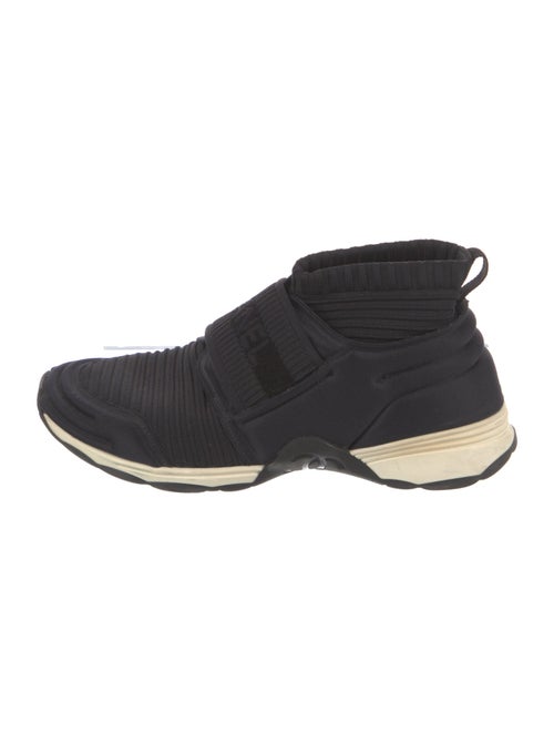 Chanel Interlocking CC Logo Nylon Sock Sneakers