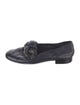 Chanel Interlocking CC Logo Leather Loafers