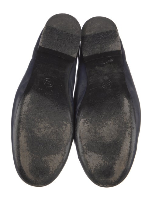 Chanel Interlocking CC Logo Leather Loafers