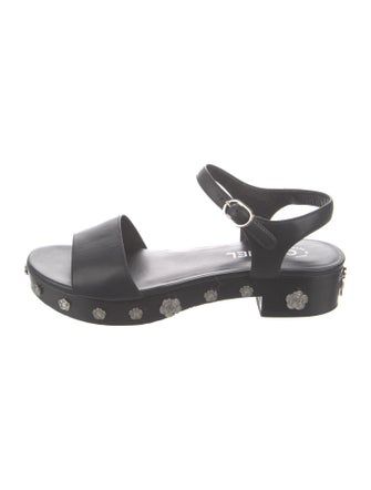 Chanel 2016 Interlocking CC Logo Sandals