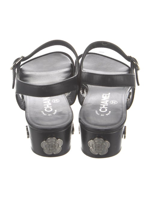 Chanel 2016 Interlocking CC Logo Sandals