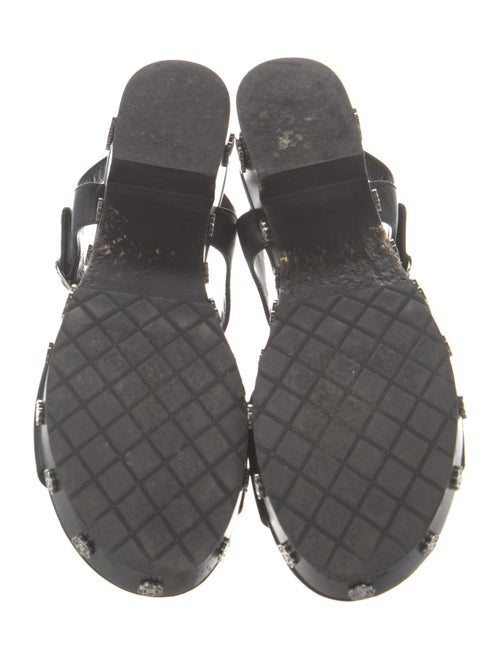 Chanel 2016 Interlocking CC Logo Sandals