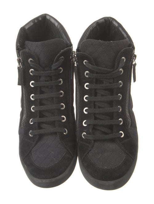 Chanel Interlocking CC Logo Nylon Sneakers