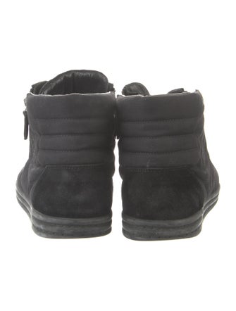 Chanel Interlocking CC Logo Nylon Sneakers