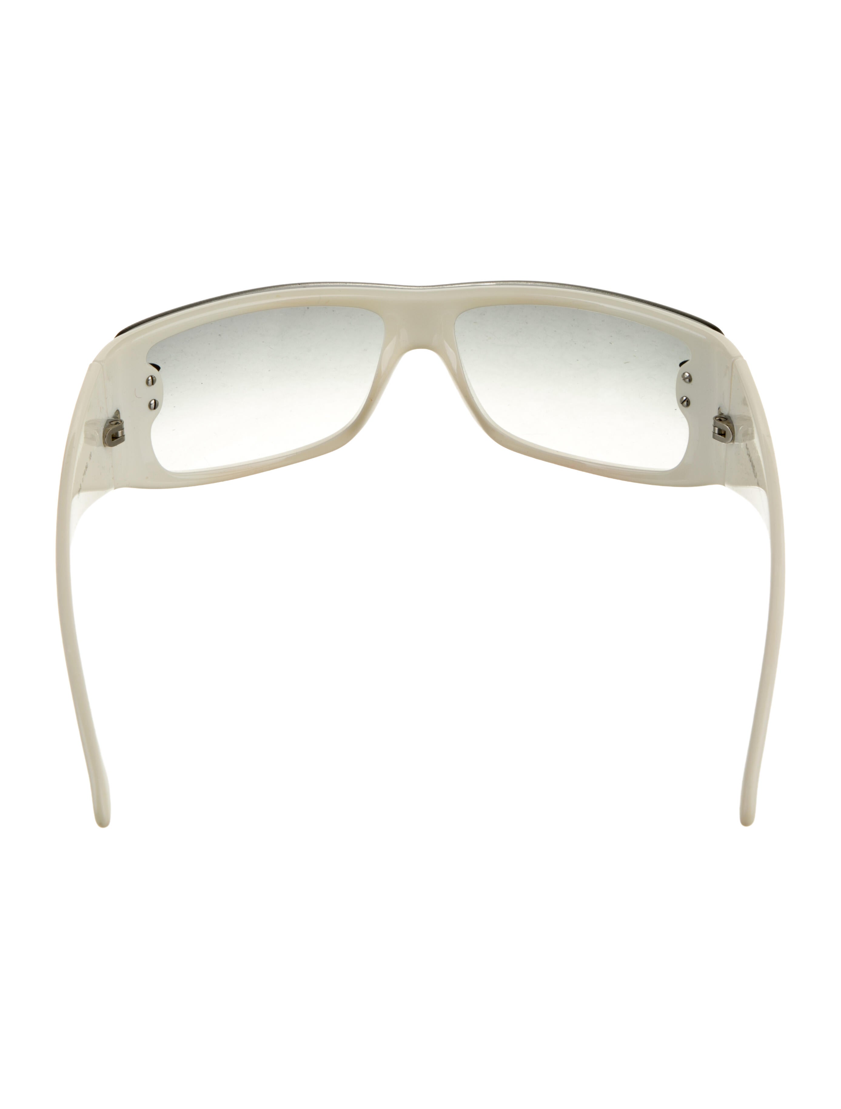 Chanel Interlocking CC Logo Shield Sunglasses