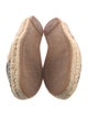 Chanel Interlocking CC Logo Lambskin Espadrilles