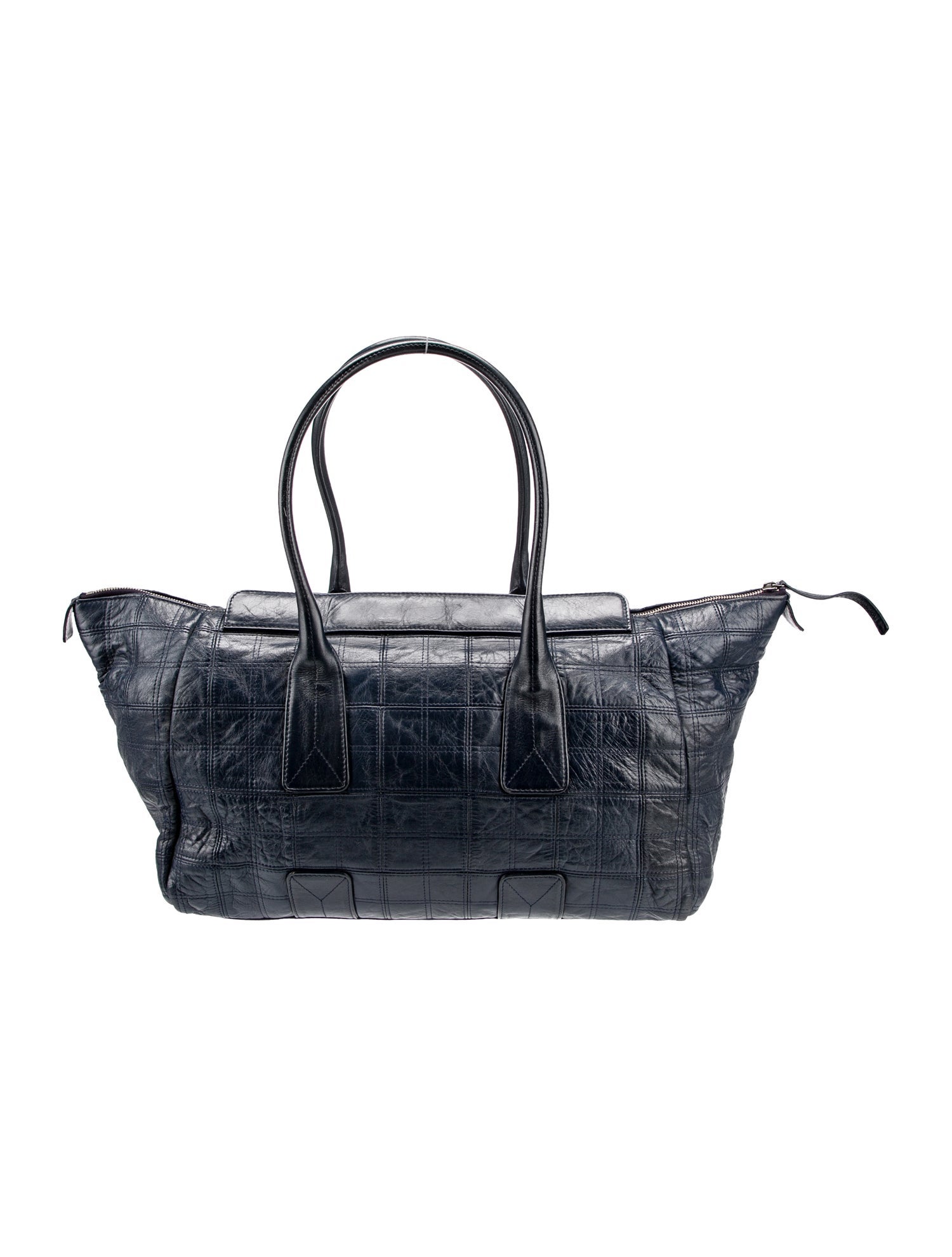 Chanel Square Quilt LAX Shopping Tote