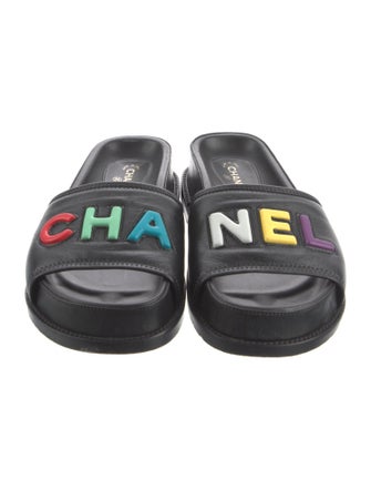 Chanel 2022 Lambskin Slides