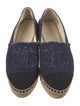Chanel Interlocking CC Logo Denim Espadrilles