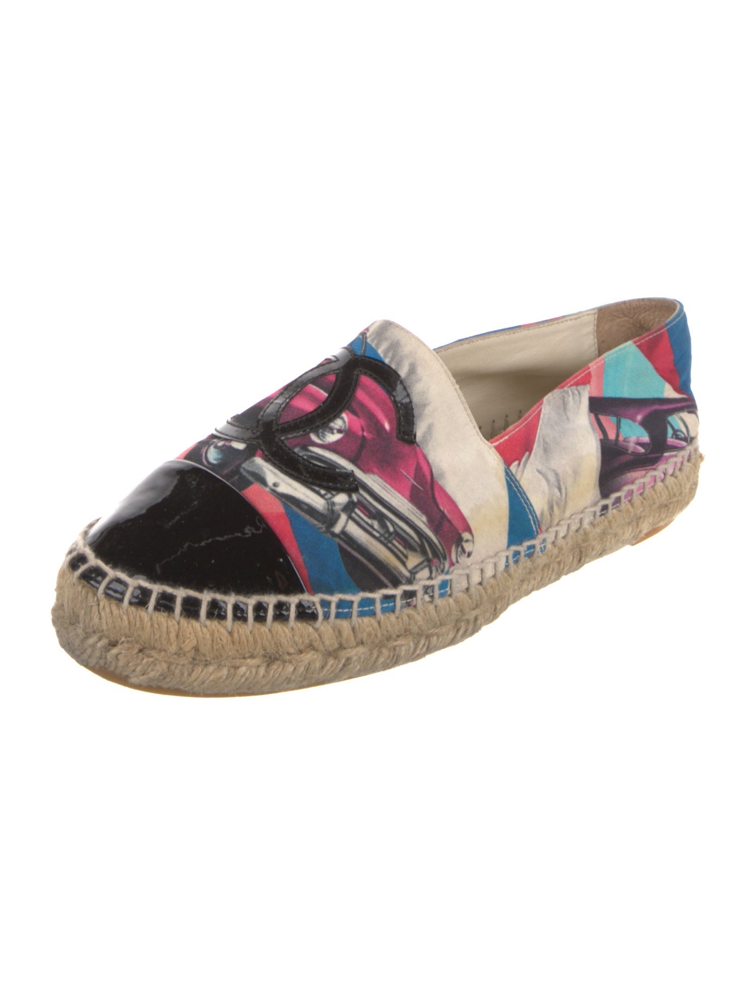 Chanel 2017 Interlocking CC Logo Espadrilles