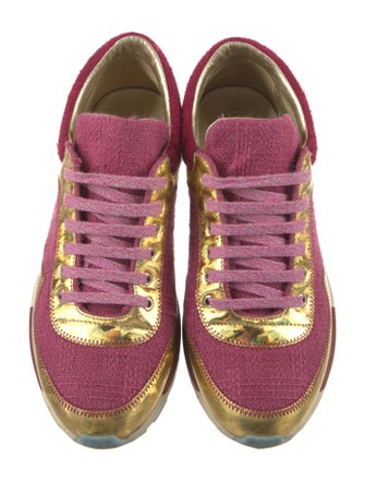 Chanel 2014 Interlocking CC Logo Sneakers