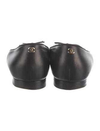 Chanel 2014 Interlocking CC Logo Ballet Flats