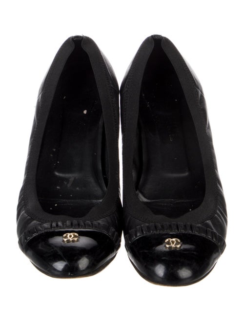 Chanel 2010 Interlocking CC Logo Flats