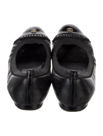 Chanel 2010 Interlocking CC Logo Flats