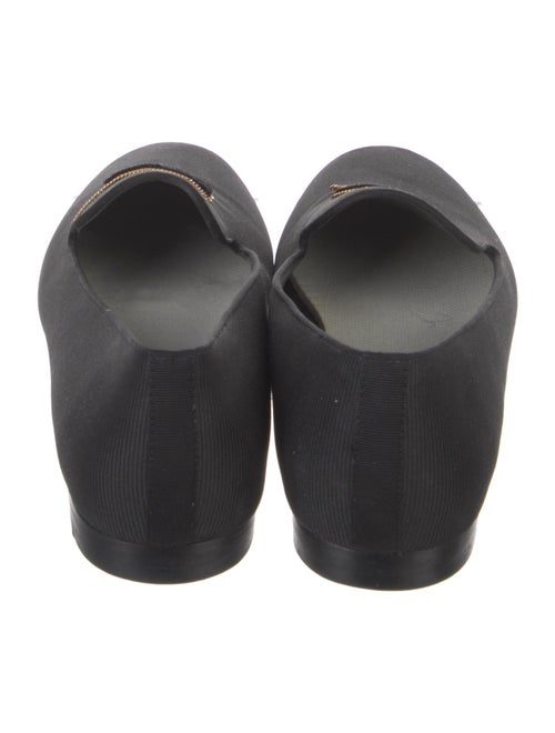 Chanel Interlocking CC Logo Canvas Loafers