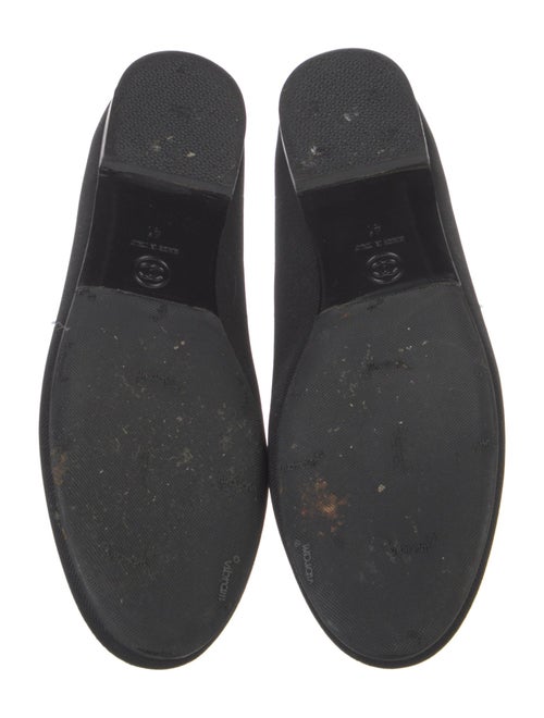 Chanel Interlocking CC Logo Canvas Loafers