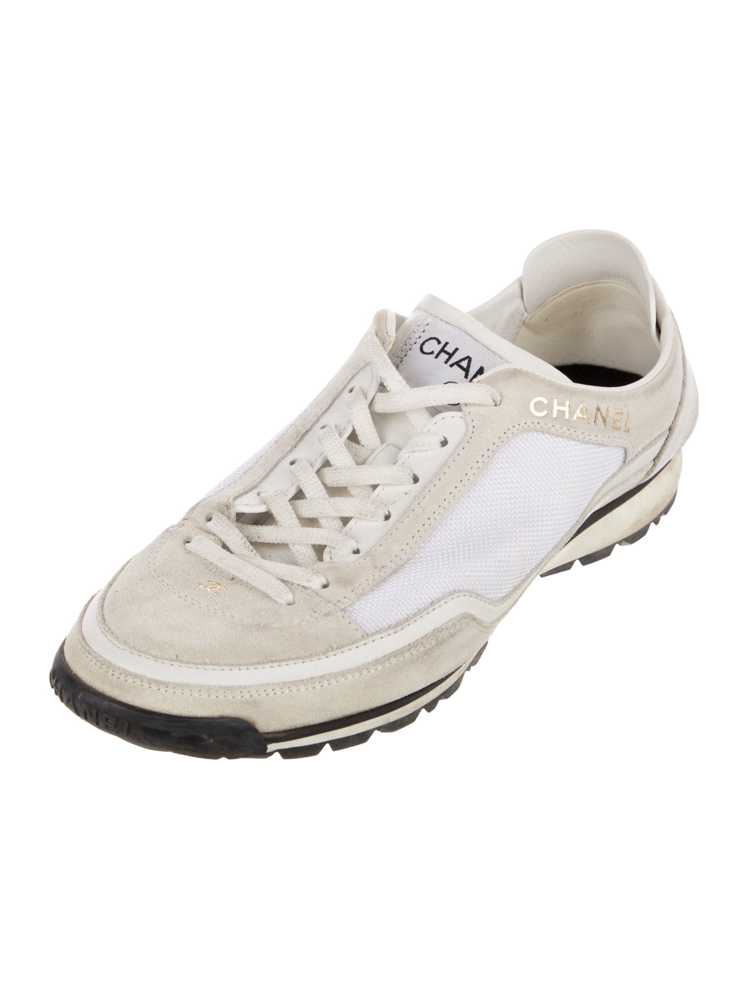 Chanel Interlocking CC Logo Sneakers