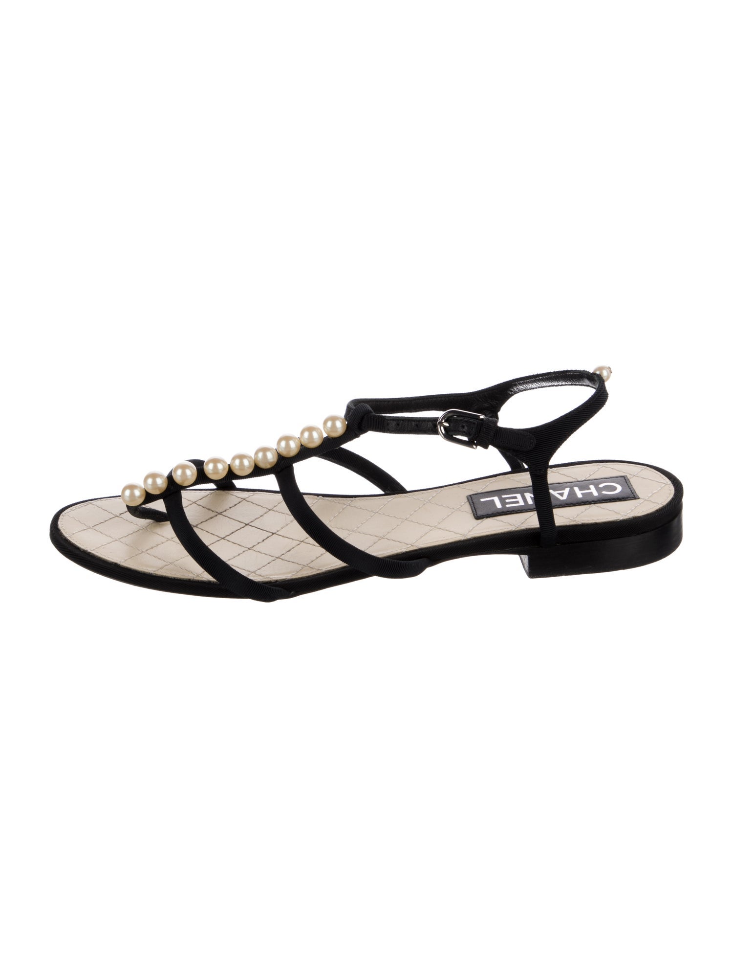 Chanel 2014 Interlocking CC Logo Gladiator Sandals