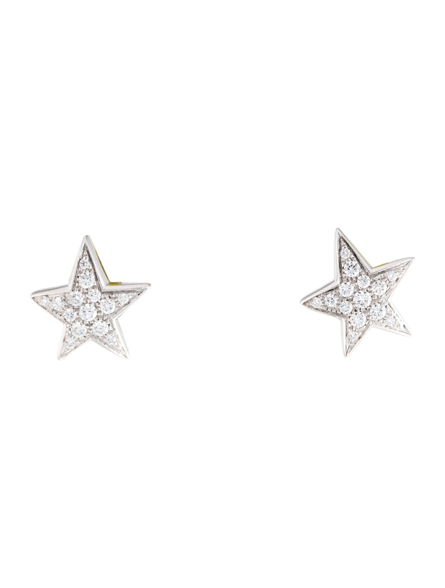Chanel 18K Diamond Medium Comète Géode Earclips