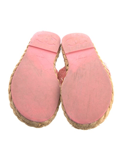 Chanel 2022 Interlocking CC Logo Flip Flops
