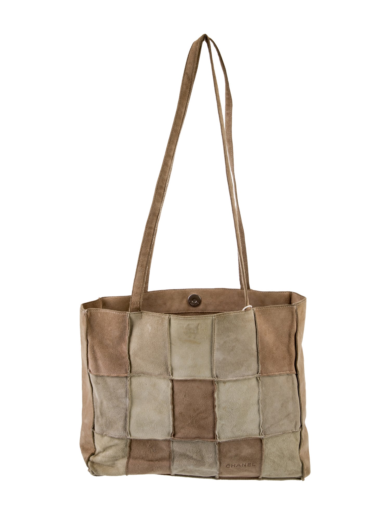 Chanel Suede Patchwork Tote