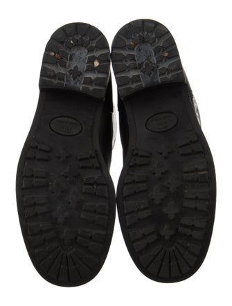 Chanel 2014 Interlocking Leather CC Logo Boots