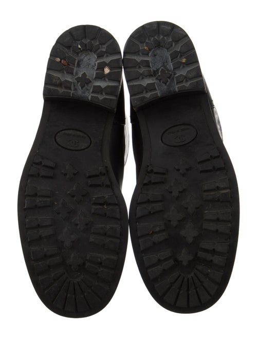 Chanel 2014 Interlocking Leather CC Logo Boots