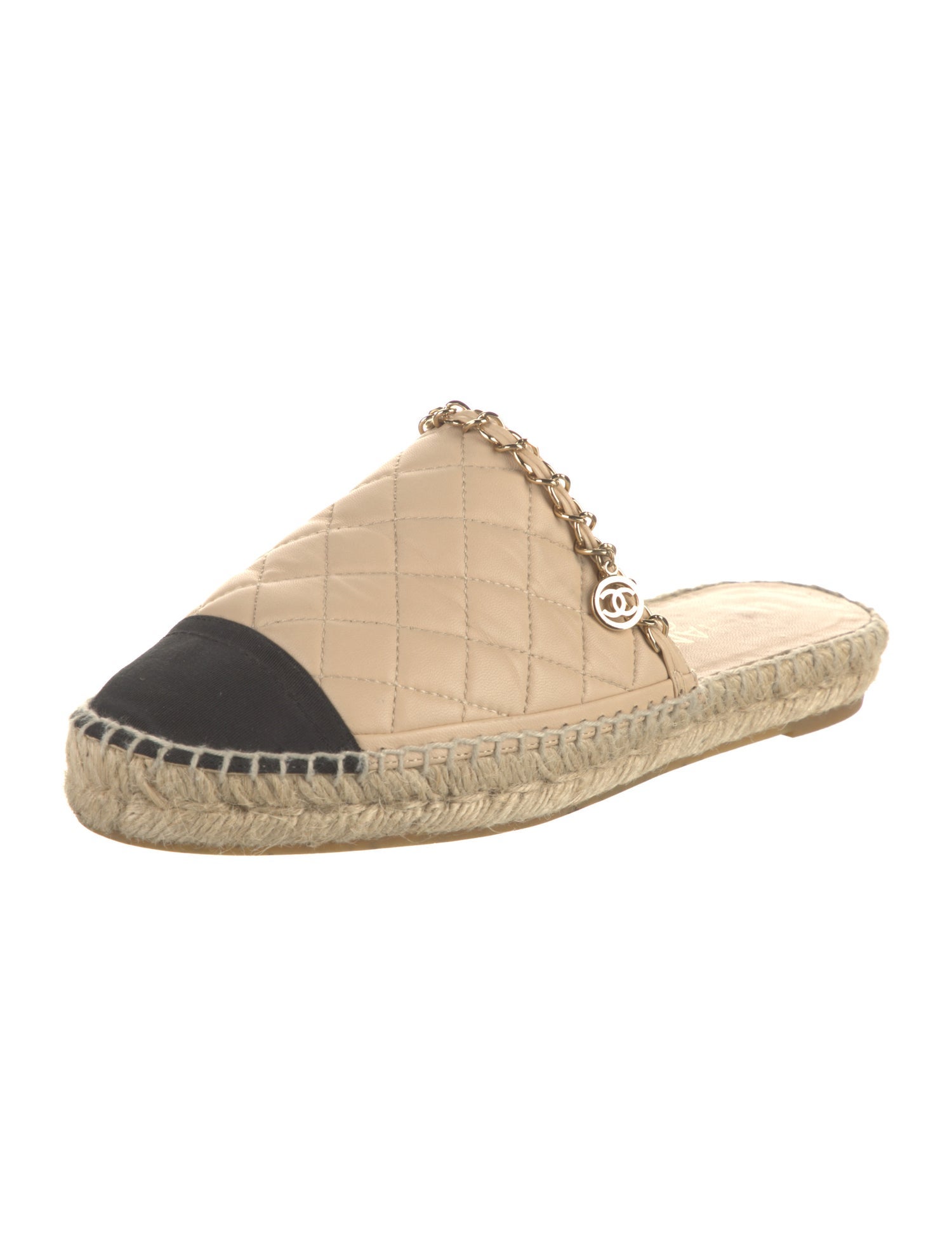 Chanel 2018 Interlocking CC Logo Espadrilles