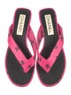 Chanel 2022 Interlocking CC Logo Flip Flops