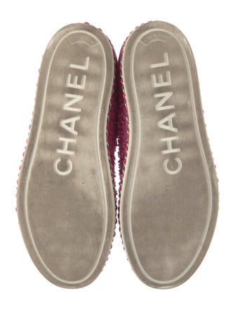 Chanel 2020 Interlocking CC Logo Wedge Sneakers