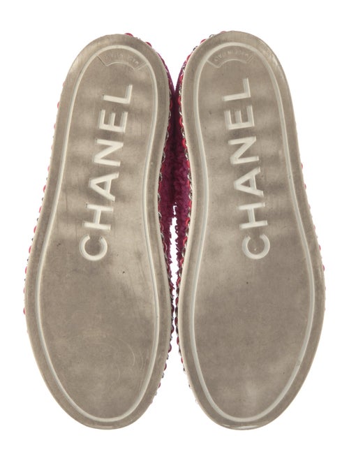 Chanel 2020 Interlocking CC Logo Wedge Sneakers