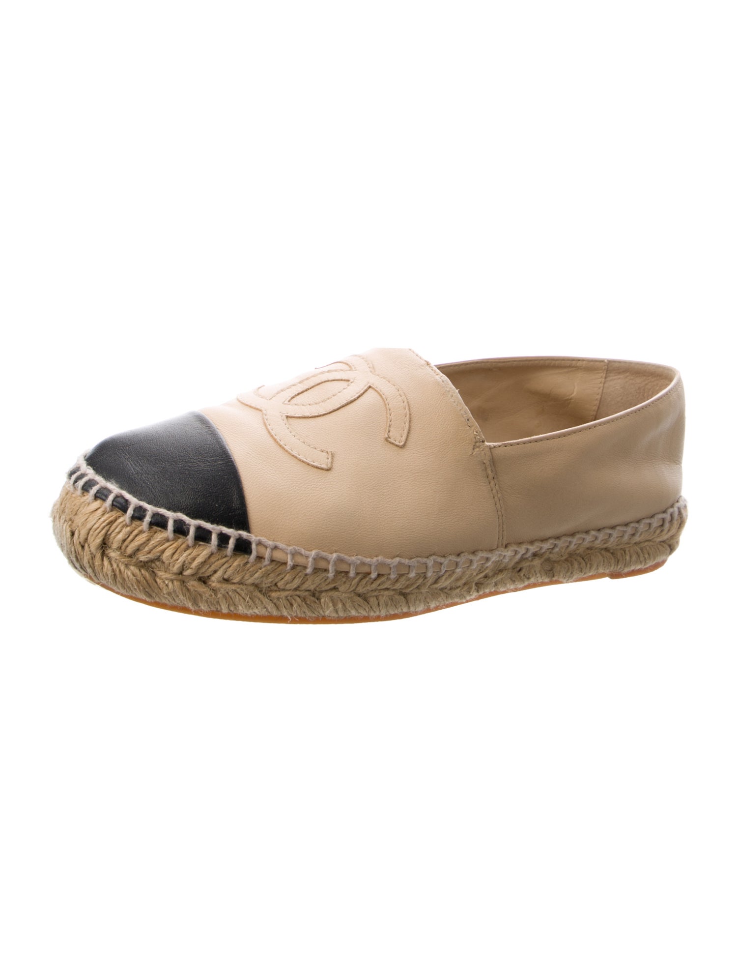 Chanel 2015 Interlocking CC Logo Espadrilles