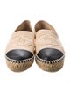 Chanel 2015 Interlocking CC Logo Espadrilles
