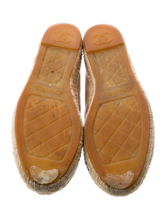 Chanel 2015 Interlocking CC Logo Espadrilles