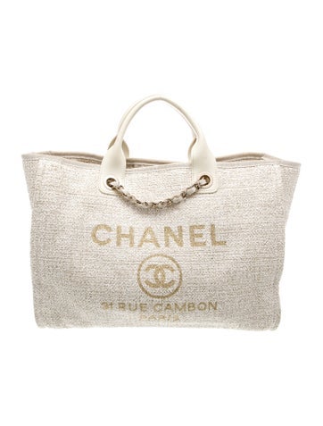 Chanel Totes Medium Deauville Shopping Tote