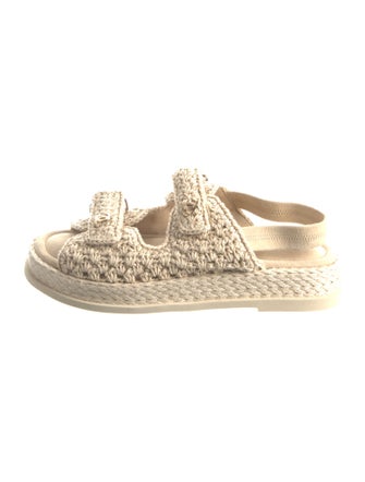 Chanel 2025 Interlocking CC Logo Espadrilles