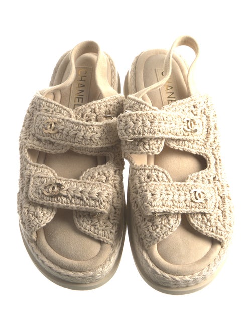 Chanel 2025 Interlocking CC Logo Espadrilles