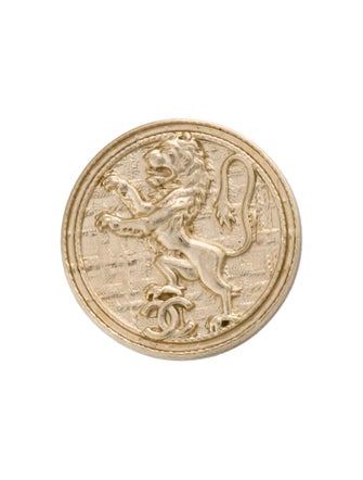 Chanel CC Lion Lapel Pin