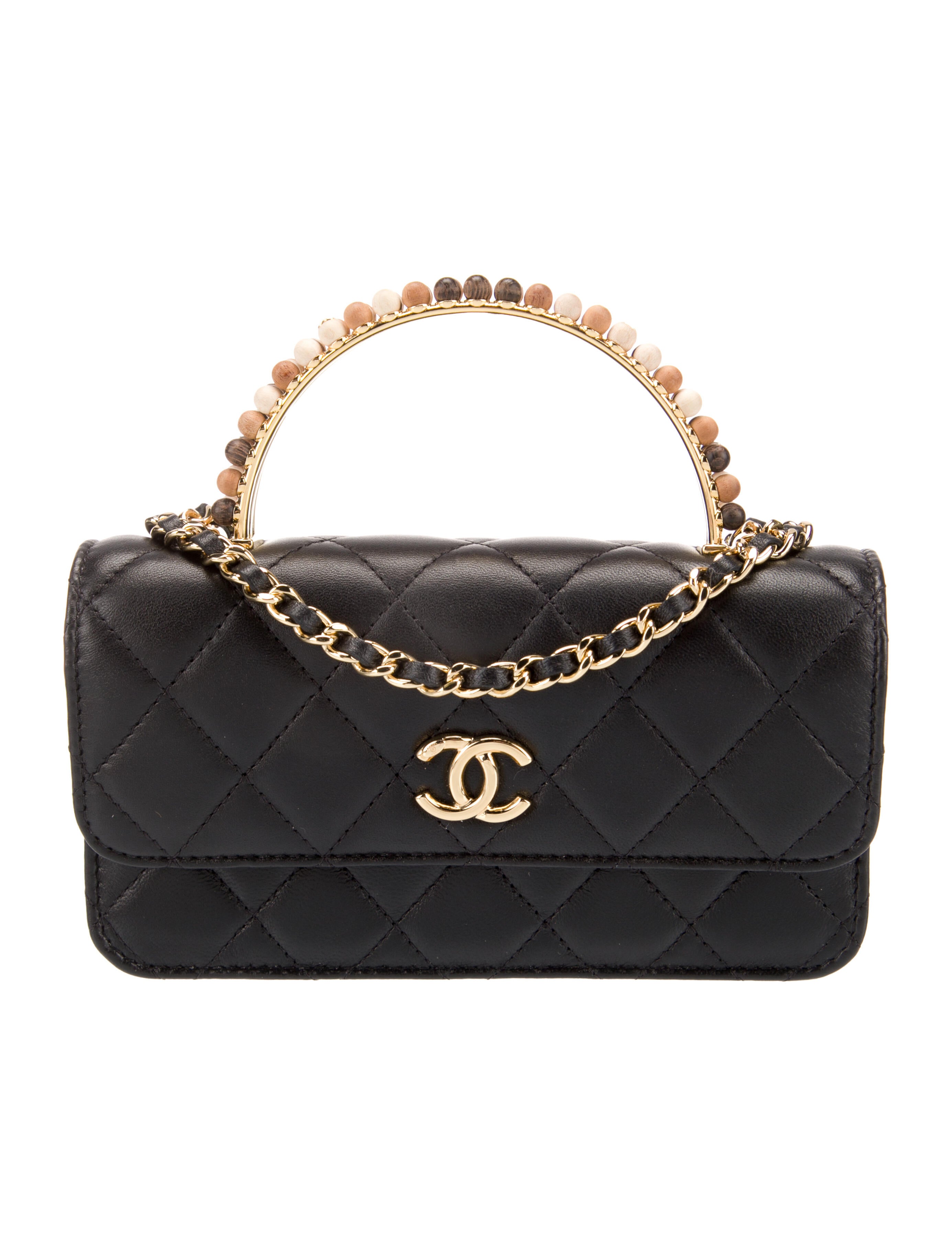 Chanel Quilted Mini Clutch w/ Chain