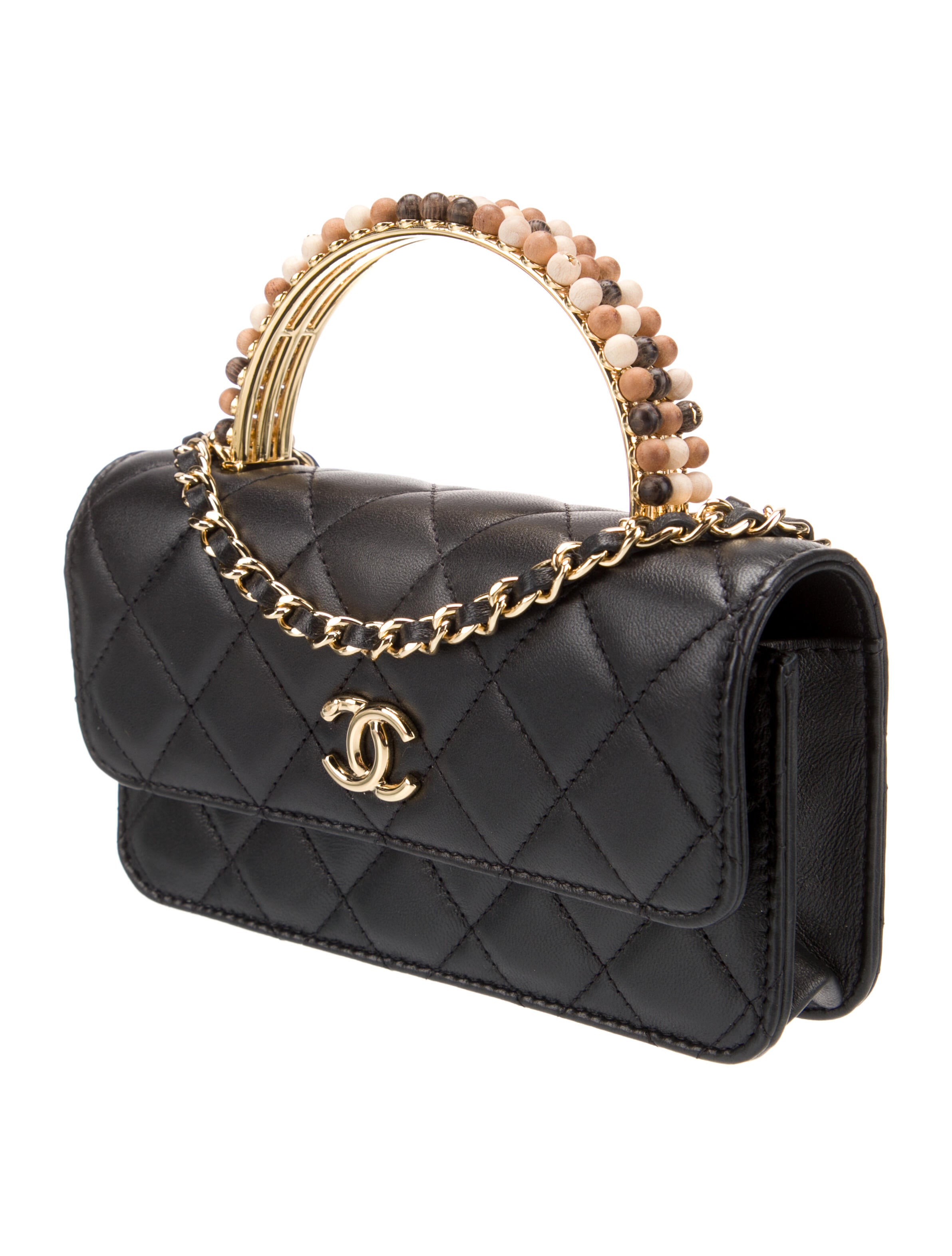 Chanel Quilted Mini Clutch w/ Chain