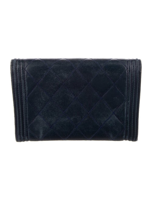 Chanel 2015-2016 Boy Flap Wallet Trifold Wallet